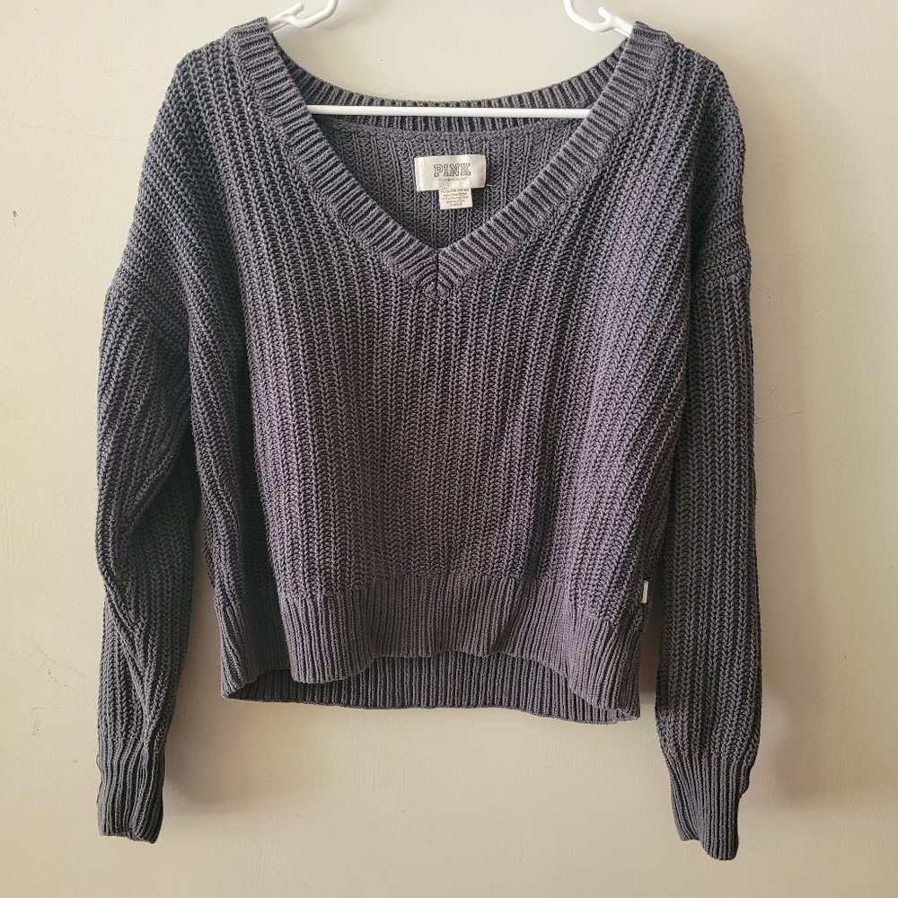 V Neck Sweater PINK